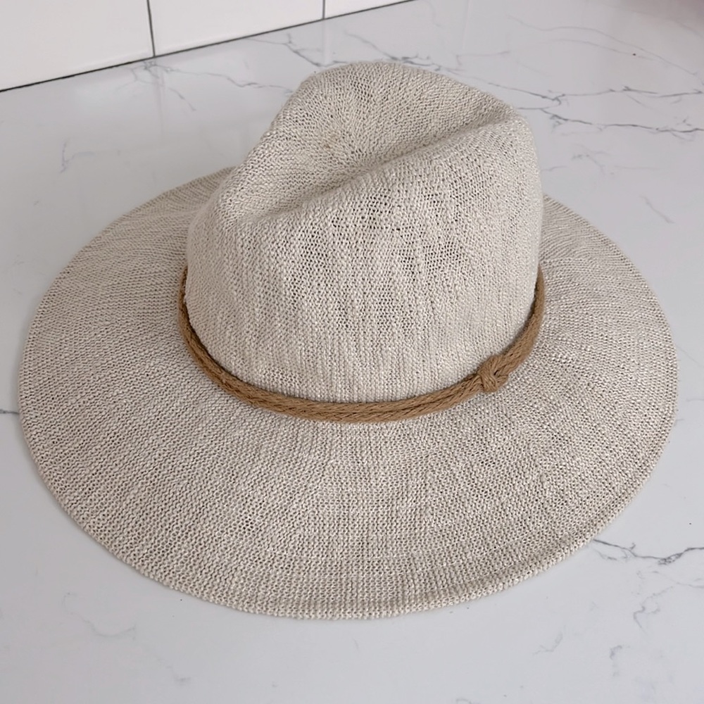 Anthropologie Wide Brim Rancher Sun Hat - Picture 1 of 5